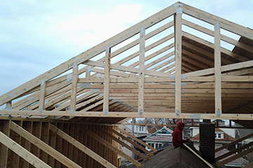 Room addition in progress